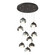 Brooklyn Brooklyn 9-Light Double Shade Pendant in Oil Rubbed Bronze (39|131105-SKT-STND-14-82-GG0711)