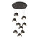 Brooklyn Brooklyn 9-Light Double Shade Pendant in Oil Rubbed Bronze (39|131105-SKT-STND-14-14-GG0711)