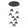 Brooklyn Brooklyn 9-Light Double Shade Pendant in Oil Rubbed Bronze (39|131105-SKT-STND-14-05-GG0711)