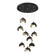 Brooklyn Brooklyn 9-Light Double Shade Pendant in Black (39|131105-SKT-STND-10-84-GG0711)