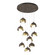 Brooklyn Brooklyn 9-Light Double Shade Pendant in Bronze (39|131105-SKT-STND-05-86-GG0711)