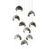 Brooklyn Brooklyn 9-Light Double Shade Pendant in Vintage Platinum (39|131105-SKT-LONG-82-14-GG0711)
