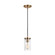 Zire One Light Mini-Pendant in Satin Brass (454|6190301-848)