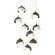Brooklyn Brooklyn 9-Light Double Shade Pendant in Bronze (39|131105-SKT-LONG-05-02-GG0711)