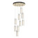 Exos Glass Exos Glass 9-Light Pendant in Modern Brass (39|131104-SKT-STND-86-GG0065)