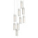 Exos Glass Exos Glass 9-Light Pendant in Sterling (39|131104-SKT-LONG-85-GG0065)