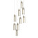 Exos Glass Exos Glass 9-Light Pendant in Soft Gold (39|131104-SKT-LONG-84-ZM0065)