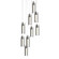 Exos Glass Exos Glass 9-Light Pendant in Natural Iron (39|131104-SKT-LONG-20-ZM0065)