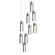 Exos Glass Exos Glass 9-Light Pendant in Black (39|131104-SKT-LONG-10-ZM0065)
