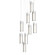Exos Glass Exos Glass 9-Light Pendant in Dark Smoke (39|131104-SKT-LONG-07-GG0065)