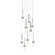 Link Link 9-Light Blown Glass Pendant in Sterling (39|131100-SKT-LONG-85-YJ0434)