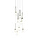 Link Link 9-Light Blown Glass Pendant in Sterling (39|131100-SKT-LONG-85-YG0434)
