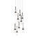 Link Link 9-Light Blown Glass Pendant in Oil Rubbed Bronze (39|131100-SKT-LONG-14-YJ0434)