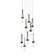 Link Link 9-Light Blown Glass Pendant in Black (39|131100-SKT-LONG-10-YJ0434)