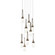Link Link 9-Light Blown Glass Pendant in Bronze (39|131100-SKT-LONG-05-YG0434)