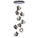 Riza LED Pendant in Modern Brass (39|131099-SKT-LONG-86-GG0711)