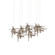 Tura Tura 7-Light Seeded Glass Pendant in Bronze (39|131095-SKT-LONG-05-II0728)