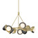 Brooklyn Brooklyn 9-Light Double Shade Ring Pendant in Modern Brass (39|131068-SKT-MULT-86-89-GG0711)