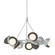 Brooklyn Brooklyn 9-Light Double Shade Ring Pendant in Vintage Platinum (39|131068-SKT-MULT-82-20-GG0711)