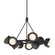 Brooklyn Brooklyn 9-Light Double Shade Ring Pendant in Black (39|131068-SKT-MULT-10-14-GG0711)