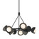 Brooklyn Brooklyn 9-Light Double Shade Ring Pendant in Black (39|131068-SKT-MULT-10-07-GG0711)