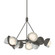 Brooklyn Brooklyn 9-Light Double Shade Ring Pendant in Dark Smoke (39|131068-SKT-MULT-07-82-GG0711)