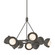 Brooklyn Brooklyn 9-Light Double Shade Ring Pendant in Dark Smoke (39|131068-SKT-MULT-07-14-GG0711)