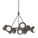 Brooklyn Brooklyn 9-Light Double Shade Ring Pendant in Dark Smoke (39|131068-SKT-MULT-07-07-GG0711)
