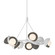 Brooklyn Brooklyn 9-Light Double Shade Ring Pendant in White (39|131068-SKT-MULT-02-07-GG0711)
