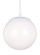 Leo - Hanging Globe One Light Pendant in White (454|6018EN3-15)