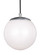 Leo - Hanging Globe One Light Pendant in Satin Aluminum (454|6018-04)