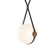 Derby Derby Large LED Pendant in Black (39|131042-LED-LONG-10-27-LK-NL-GG0680)
