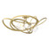 Nest Three Light Semi Flush Mount in Modern Brass (39|128720-SKT-86-ZM0621)