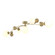 Sprig Sprig Semi-Flush in Modern Brass (39|128715-SKT-86-GG0639)