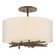 Brindille Three Light Semi-Flush Mount in Bronze (39|127660-SKT-05-SE1505)