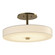 Disq LED Semi-Flush Mount in Modern Brass (39|126803-LED-86-SH1971)