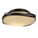 Flora Two Light Flush Mount in Oil Rubbed Bronze (39|126740-SKT-14-GG0097)