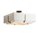 Exos Exos Square Large Double Shade Semi-Flush in Natural Iron (39|126513-SKT-20-SF2012-SF2401)