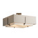 Exos Exos Square Large Double Shade Semi-Flush in Dark Smoke (39|126513-SKT-07-SF2012-SE2401)