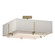 Exos Exos Square Double Shade Semi-Flush in Modern Brass (39|126510-SKT-86-SF1605-SE2012)