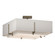 Exos Exos Square Double Shade Semi-Flush in Soft Gold (39|126510-SKT-84-SF1605-SE2012)