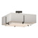 Exos Four Light Semi-Flush Mount in Dark Smoke (39|126510-SKT-07-SF1605-SE2012)