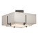 Exos Exos Square Small Double Shade Semi-Flush in Natural Iron (39|126507-SKT-20-SF1205-SE1605)