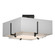 Exos Exos Square Small Double Shade Semi-Flush in Black (39|126507-SKT-10-SF1205-SF1605)