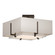 Exos Exos Square Small Double Shade Semi-Flush in Bronze (39|126507-SKT-05-SF1205-SE1605)