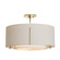 Exos Exos Double Shade Semi-Flush in Modern Brass (39|126503-SKT-86-SF1590-SE2290)