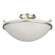 Simple Lines Plain Large Semi-Flush in Sterling (39|124304-SKT-85-GG0053)