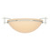 Moonband One Light Semi-Flush Mount in Sterling (39|124251-SKT-85-SS0045)
