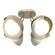 Brooklyn Brooklyn 4-Light Double Shade Semi-Flush in Soft Gold (39|121376-SKT-84-82-GG0711)
