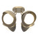 Brooklyn Brooklyn 4-Light Double Shade Semi-Flush in Soft Gold (39|121376-SKT-84-07-GG0711)
